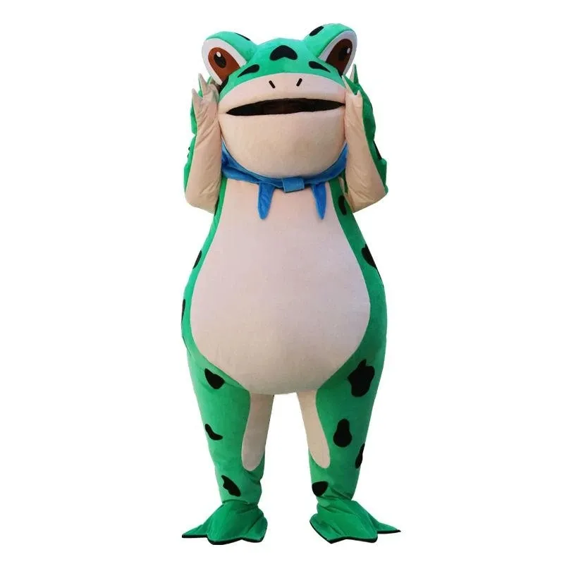 Costume de mascotte grenouille simbok traje de la rana personnalisé personnage de dessin animé disfraz de rana adulto pour adultes