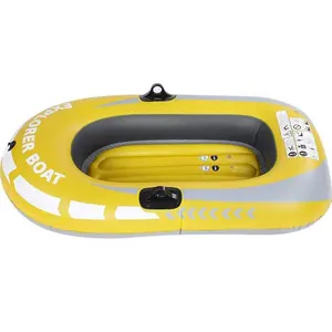 1 Person single PVC Thicken Inflatable Rowing Air Fishing Boat with good price