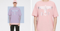 T-shirt en feuille d'or et d'argent personnalisé en gros bon marché feuille imprimée 100% coton t-shirt