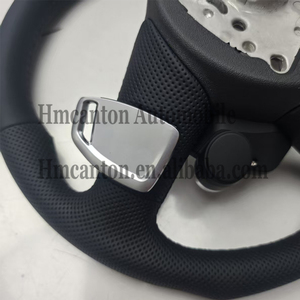 Explosive New Products Leather for Audi Steering <b>Wheel</b> A3 A4 A4L A5 A7L A8 Q5 Q7 B9 A6 R8 Steering <b>Wheel</b> - Product Image 3