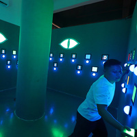 Activate Game Evil Eyes Interactive Hide & Seek LED Wall Team Game LED Button Game for Family Entertainment Center