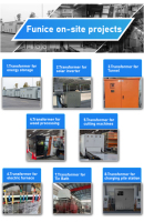 Autotransformateur sec triphasé 200 kVA, transformateur abaisseur triphasé 380 V vers 220 V