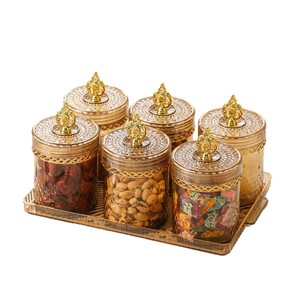 Custom-made grain <b>storage</b> <b>jars</b> <b>for</b> living room and <b>kitchen</b>, candy and nut <b>storage</b>, with lids, dustproof and airtight. - Product Image 3