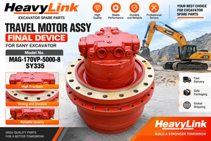 Sany Excavator <b>Travel</b> Motor Assy Final Device Hydraulic Track Motor Spare Part MAG-170VP-5000-8 SY335 - Product Image 1