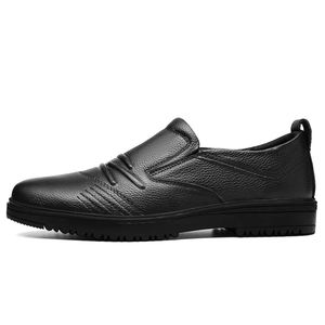 Chaussures décontractées pour hommes en cuir véritable, grandes tailles 38-48, mocassins à enfiler, chaussures plates pour hommes, fabrication artisanale, mocassins de luxe pour homme - Product Image 5