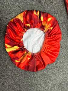 Usine Cheer <span class=keywords><strong>Majorette</strong></span> vendant des bonnets en soie réversibles et des enveloppes de cheveux en satin bonnets de cheveux en satin de sommeil avec logo personnalisé - Product Image 3