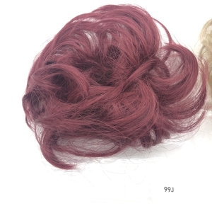 Worldwide Messy Bun hair scunchie buns 99J #613 # 1B # Colores Disponibles Piezas de cabello para mujeres 100% Cabello humano - Product Image 6