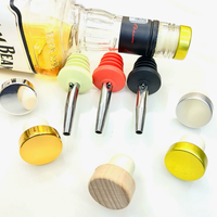 Bouchons anti-poussière Verseurs de bouteilles en acier inoxydable pour alcools et vins-Accessoires de bar Becs pour bouteilles et distributeurs