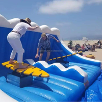 Simulateur de surf gonflable |   Jeu gonflable de surf mécanique |   Machine à surf gonflable pour la location