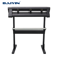 Plotter de Corte Baiyin KH-720 de 24'' con Motor Paso a Paso para Vinilo y HTV, Alta Precisión (+/-0.01mm), Modelo Económico de Escritorio