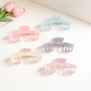 Grandes pinces à cheveux en acrylique pour cheveux longs, pinces à cheveux pour casquette snapback, accessoires de mode pour femmes - Product Image 3