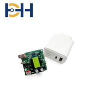 Chargeur mural USB Type-C PD HD-H HX-C0018 20W 25W 30W pleine puissance 5V 2A 3A pour mobile, avec circuit imprimé FR-4