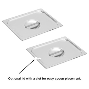 Golden Key Bac GN en Acier Inoxydable Antiadhésif, Plat de Chef pour Hôtel, Conteneur de Stockage Alimentaire, Plateau de Cuisine Commercial, Qualité Alimentaire Mat - Product Image 3