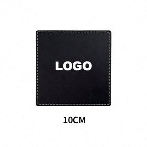 Promotional Giveaways Custom PU Leather Coasters With Logo and Holder and Gift <b>Box</b> for Hotel Events Coffee Cups - Product Image 6