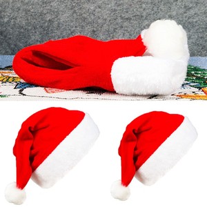 Noël mignon <span class=keywords><strong>pompon</strong></span> enfants fille garçon chapeau de noël unisexe couleur unie chaud velours en peluche enfant maman <span class=keywords><strong>Bonnet</strong></span> fête de noël bonnets casquette - Product Image 3