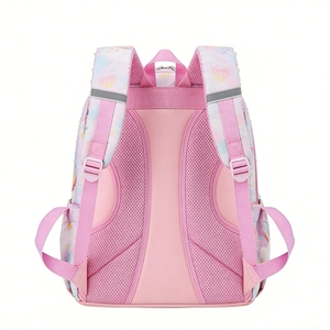 <span class=keywords><strong>Mochila</strong></span> Unisex de Moda para Estudiantes, Gran Capacidad 20-36L, Impermeable, de Poliéster, con Cierre de Cremallera, Estampado Animal, Asa Suave, Diseño Ergonómico - Product Image 3