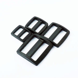 Hebilla de plástico deslizante con anillo en D para bolsos, correas ajustables, resistentes al desgaste, duraderas, de color sólido J3-024 - Product Image 2