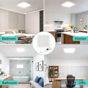 Lampe à panneau LED 3W 6W 9W 12W 15W 18W 24W 36W 2700K pour la maison et le bureau, en aluminium, moderne, installation facile - Product Image 6