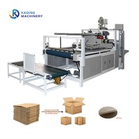 Venta directa de fábrica, caja de cartón semiautomática, caja para pegar hojas, máquina encoladora plegable