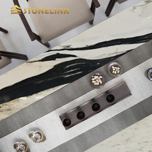 Piastrelle in Marmo Bianco Naturale di Alta Qualità, Lastre Calacatta, Piastrelle per Pavimenti, Piastrelle in Marmo Nero Marquina - Product Image 3