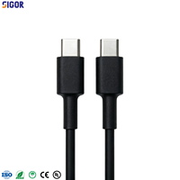 Cable de Carga Rápida Tipo-C a Tipo-C PD de 60W con Blindaje Trenzado de TPE y Cobre Puro para Teléfono, Tableta y Portátil IOS - Compatible con OEM/ODM