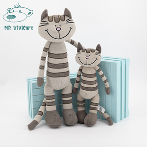 Peluche <span class=keywords><strong>MR</strong></span> ViviCare a forma di gatto in cotone, morbido e piccolo, adorabile accessorio per foto, regalo di compleanno - Product Image 3