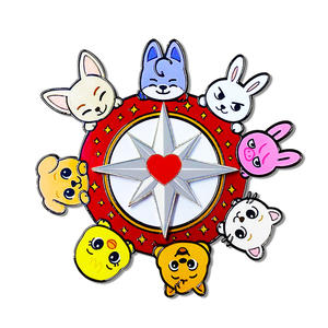 Imán para Refrigerador, de Aleación Metálica Plateada, con Esmalte, Diseño 3D, Anime, Vintage, Té, Viajes, Dibujos Animados - Product Image 4