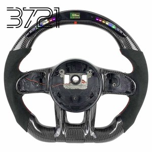 Volant de voiture pour Mercedes Benz, volant en fibre de carbone LED AMG S CLA GLA GLE GLS classe E300 S400 A45 GT W205 W213 W222 - Product Image 1