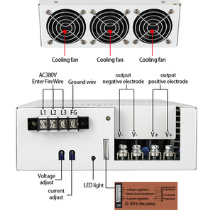 MZMW 4000W Transformer 220V 18.1A Industrial Adjustable <strong>SMPS</strong> High Power 380V Input <strong>Voltage</strong> AC-DC Switching Power Supply - Product Image 3