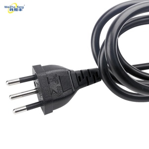 ブラジル規格AC電源コード1.5m SJTW IECコネクタINMETRO認証<span class=keywords><strong>100</strong></span>%純銅延長コード（家電用） - Product Image 1