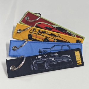 Llavero corto personalizado con logo bordado, cordón de muñeca para motocicleta, llavero volador para motocicleta - Product Image 4