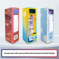 Écran publicitaire LED Suke Lai personnalisable, distributeur automatique de cartes de vœux créatives, petite machine de vente en libre-service avec QR
