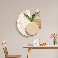 Art mural abstrait scandinave avec éclairage LED, peinture décorative pour entrée, toile, cadre en alliage d'aluminium, imperméable