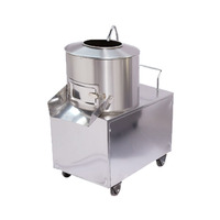Hete Verkoop Commerciële Automatische Fruitgroente Huidschiller Kleine Elektrische Aardappel Wortelschilmachine