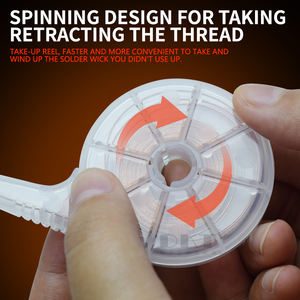 Punta de Soldadura en Forma de Pistola DKT con Carrete Giratorio para una Eliminación de Soldadura Rápida y Segura - Product Image 4