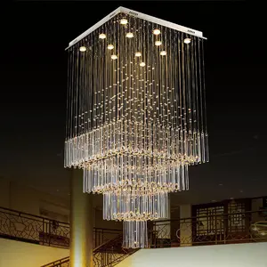 Moderne K9 Cristal Spral Goutte Lustre Éclairage Encastré LED Plafonnier Lampe à Suspension pour Salle À Manger salle de Bains