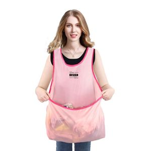 Tablier de Lavage Personnalisé avec Pochette - Tablier de Séchage de Vêtements Imperméable Grande Capacité pour Usage Domestique et Créatif - Product Image 1