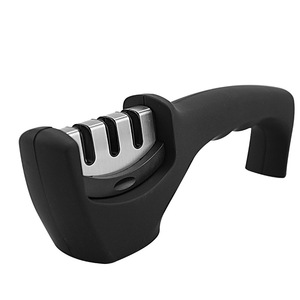 เครื่องลับมีดแบบมือถือ สแตนเลสสตีล หลายระดับความละเอียด เครื่องมือลับคมแบบแมนนวลสำหรับใช้ในครัว - Product Image 2