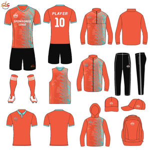 Unisex yüksek kalite çabuk kuruyan futbol formaları üst özel baskılı futbol eğitimi üniformaları takım adı yeni varış futbol kıyafetleri - Product Image 1