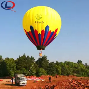 Il parco di divertimenti all'aperto di vendita caldo 4 passeggeri che fa pubblicità alla mongolfiera gonfiabile per la decorazione di evento