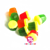 Goedkope Prijs Heerlijke Creatieve Snoep Kinderen Snack Halal Zachte Zoetwaren Snoepjes Verschillende Vorm Fruit Gelei Gummy