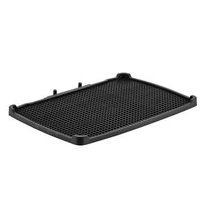 Tapis de toilette relax beige pour chat en plastique de qualité supérieure écologique forme de bol de chat portable moderne durable pour chiens article OEM - Product Image 2