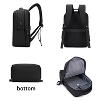 Sac à dos pour ordinateur portable, grande capacité, extensible, imperméable, Oxford, personnalisable avec logo, pour affaires, voyages, école, étudiants, vente en gros
