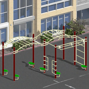 Équipement de fitness en plein air <span class=keywords><strong>Street</strong></span> <span class=keywords><strong>Workout</strong></span> Calisthenics Park Outdoor Pull-up and Dip Bar avec certification TUV - Product Image 1