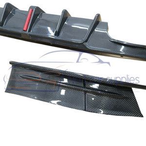 G26 425i 430i <span class=keywords><strong>Gran</strong></span> <span class=keywords><strong>Coupe</strong></span> <span class=keywords><strong>2023</strong></span> Nuevo difusor trasero de fibra de carbono con lámpara para 4 Series G - Product Image 4