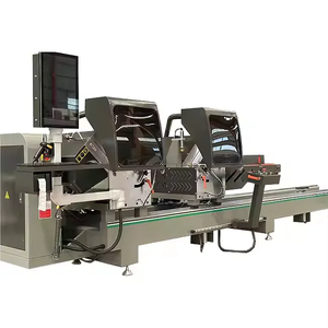 Scie à découper l'aluminium à double tête YBKE CNC 550, 2x3kW, 380V/220V, machine de fabrication de fenêtres et de portes - Product Image 1