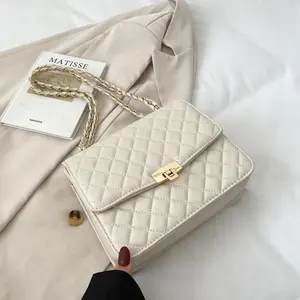 Checkerboard Mini Fabric Flap Crossbody Sling Bags for Women 2022 Luxury Brand Design Handbag Simple Shoulder Bag Handbags Tiny