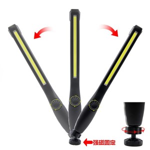Usb Rechargeable Work Light Cob High Intensity Rotatable With Magnet And Hook Emergency Lighting - Product Image 3