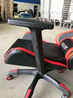 Chaises de bureau pour joueurs chaise d'ordinateur pour jeux vidéo bureau avec repose-pieds led