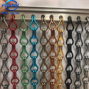 <span class=keywords><strong>Tenda</strong></span> a Rete Decorativa in Alluminio con Doppio Gancio per Interni di Ristoranti e Bar - Product Image 5